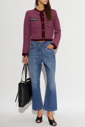 Versace Straight-leg Jeans, Womens, Blue