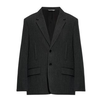 Balenciaga Enkelrijig wollen blazer - Heren - Jassen - Grijs - Maat: XL Wol