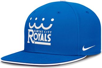 Nike Kansas City Royals City Connect True Nike Mens Dri-FIT MLB Fitted Hat in Blue | NB180HP7ROY-1JW