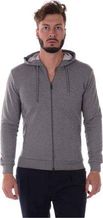 Armani Jeans Hoodies - Heren - Vesten met rits - Grijs - L - Hoodies & sweatvesten