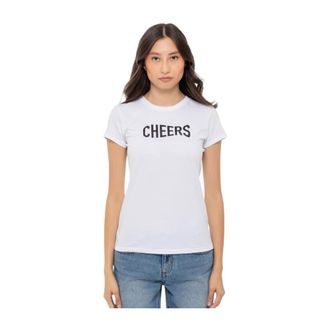 A|X Armani Exchange T-Shirts, female, White, Size: XL Crewneck T-shirt