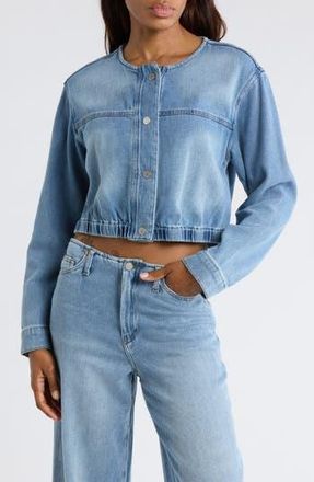 Habitual Cropped Denim Jacket in Adrift at Nordstrom Rack, Size X-Small
