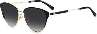 Kate Spade New York Ianna/G/S Asian Fit RHL/9O Womens Sunglasses Black Size 56