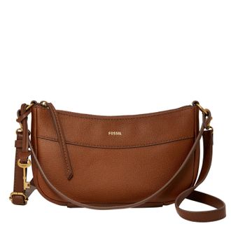 Fossil Womens Skylar LiteHide Leather Baguette