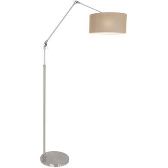 Steinhauer Steinhauer - L&aacute;mpara De Pie - Prestige Chic - Acero - Lino Metal