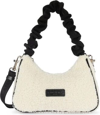 Lancaster Tassen, Dames, Wit, ONE Size, Leer, Sac trotteur Zipp&eacute; Polaire Chouchou
