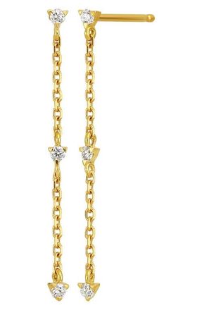 Bony Levy Liora Diamond Drop Earrings in 18Kyg 60Rd0.10 at Nordstrom