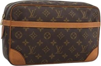 Louis Vuitton Pre-owned Clutches, female, Brown, Size: ONE SIZE Pre-owned Vintage Monogram Clutch