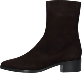 Brunate 38301 Enkellaarsjes - Dames - Laarzen met Hak - Bruin - 39 EU - Schoenen