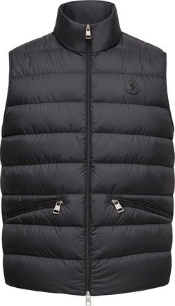 Moncler Moncler Treompan Down Vest, Men, Black, Size: 0