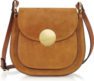 Le Parmentier Handbags - Dames - Schoudertassen - Bruin - ONE Size - Su&egrave;de - Tassen