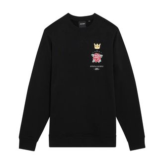 Lyle & Scott Heren, Sweatshirts & Hoodies, Zwart, Maat: XS