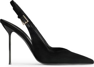 PARIS TEXAS Pointed-Toe Slingback Stiletto Heels Sandals