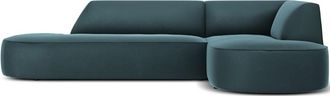 CXL by Christian Lacroix 4-Sitzer Designer Ecksofa Charles mit Ottomane links - Samtbezug