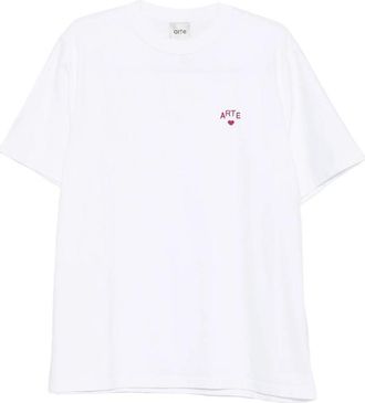 Arte Logo-embroidered T-shirt