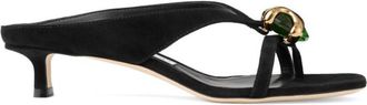 Jimmy Choo London Black Leather Sandals
