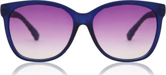 SmartBuy Collection Square Full Rim Plastic Womens Sunglasses Blue Size 59 - Free Lenses - SmartBuy Collection