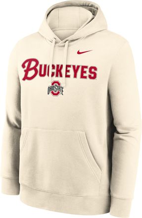 Nike Ohio State Primetime Club Nike Mens College Pullover Hoodie in Brown | NKDK15AOH-TTC