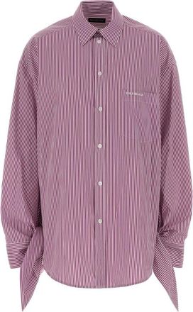 Balenciaga Pink Striped Shirt