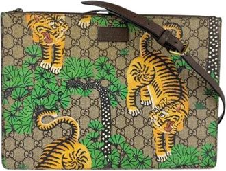 Gucci Pre-owned Cross Body Bags, male, Multicolor, Size: ONE SIZE Pre-owned Fabric gucci-bags