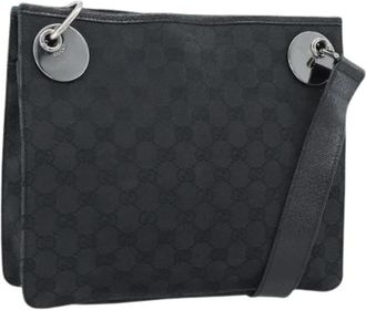 Gucci Pre-owned Leren Schoudertas - Dames - Vintage Schoudertas - Zwart - ONE Size - Leer - Vintage