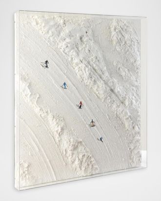 John-Richard Black Diamond Framed Original Painting by Tony Fey