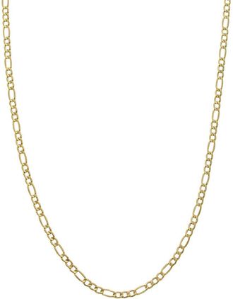Italian Gold, Inc 10K 3.4Mm Semi-Solid Figaro Necklace