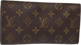Louis Vuitton Pre-owned Canvas Pouch - Dames - Vintage Clutch - Bruin - ONE Size - Vintage