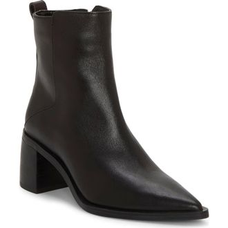 Vince Camuto Lorelai Pointed Toe Bootie in Black at Nordstrom Rack, Size 9