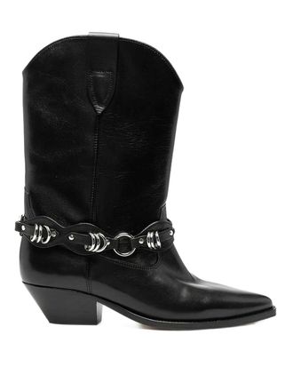 Isabel Marant Duerto ring-detail ankle boots