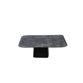 Koketto Home Mesa de centro cuadrada en aluminio