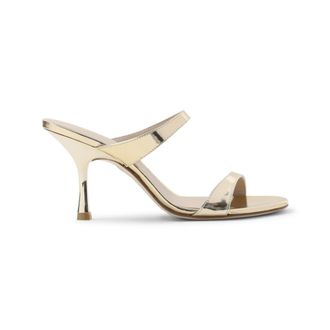 Stuart Weitzman Golden Solid Heels