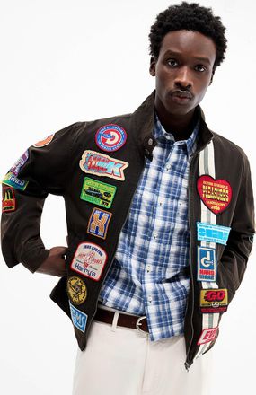 Deus Mens Rainforests multi-patch jacket