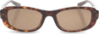 Balenciaga Accessoires, unisex, Bruin, ONE Size, Rechthoekige Zonnebril