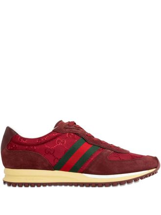 Gucci Nora lace-up sneakers - Red