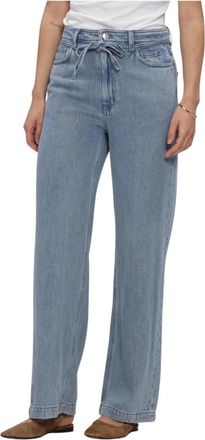 Second Female Rio Denim Jeans - Dames - Jeans - Blauw - Maat: XL Denim