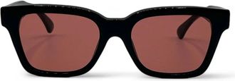 Retro Superfuture Sunglasses America Fantome Xyk Black/Red Unisex