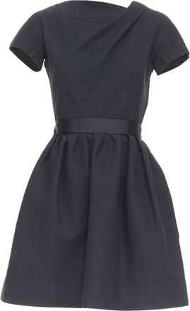 Victoria Beckham Dress N91 crepe belted dress