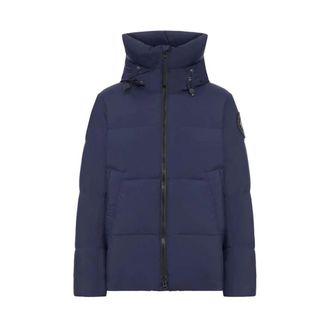 Canada Goose Down Jackets, male, Blue, Size: XL Crofton Puffer