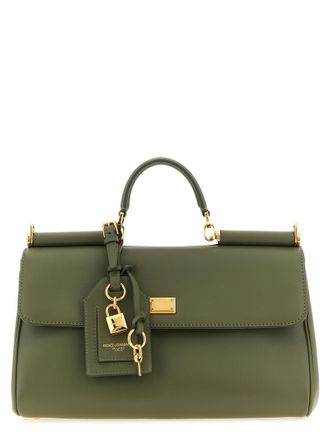 Dolce & Gabbana Bicolor Calfskin Womens Handbag