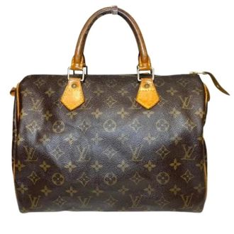 Louis Vuitton Pre-owned Handbags, female, Brown, Size: ONE SIZE Pre-owned Vintage Leather Handbag