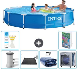 Intex Piscina Con Estructura Redonda - 366x76 Cm - 7-piezas S216