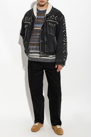 Isabel Marant Jorian Jeans Trousers, Mens, Black