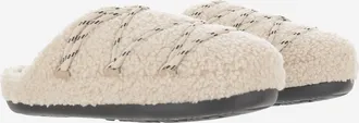 Moon Boot Womens Teddy Slipper Shearling Beige Sheep Skin-Shearling Skin/shearling