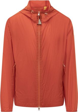 Moncler Orange Solid Hood Jacket