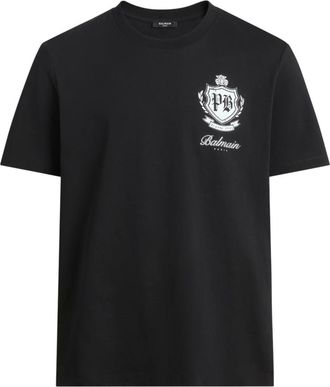 Balmain Hombre, Camisetas, Negro, Talla: 3XL