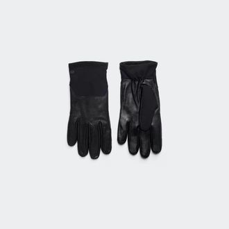 Canada Goose Gants en deux mat&eacute;riaux (Hommes, Black, P)