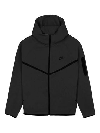 Nike Nike Tech hooded jacket - men - Nylon/Elastane - M - Black