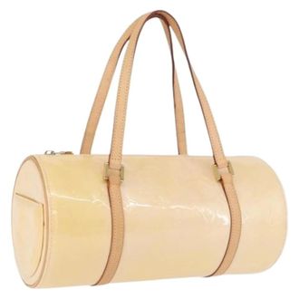 Louis Vuitton Pre-owned Vintage Patent Leather Hand Bag - Dames - Pre-owned - Beige - Maat: ONE Size Leer