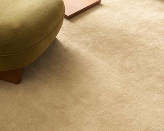 Castlery Tan France Isha Area Rug by Castlery, Khaki, 7.5 x 9 for Living Room Decor